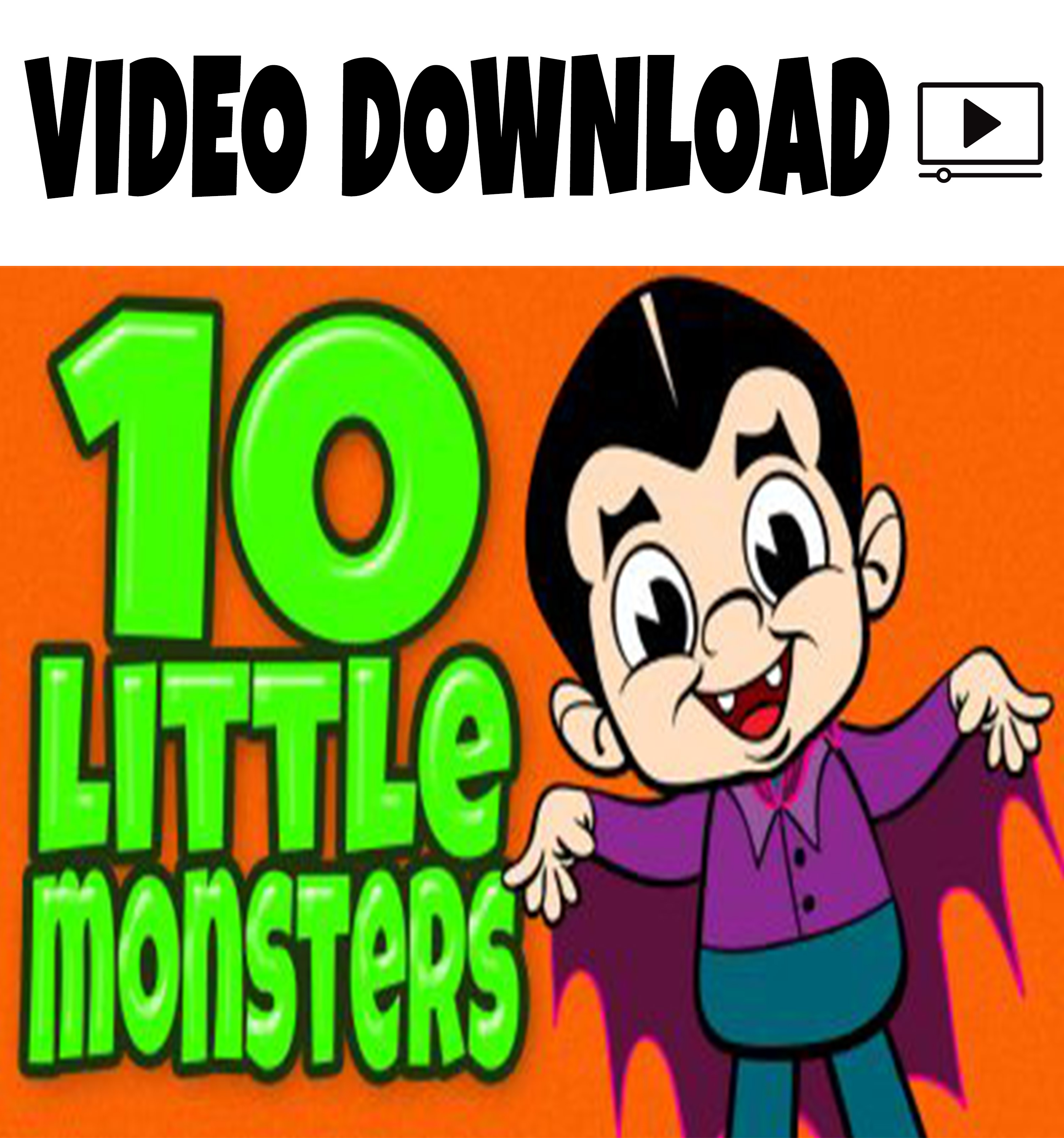 10 Little Monsters Video Download | The Learning Station
